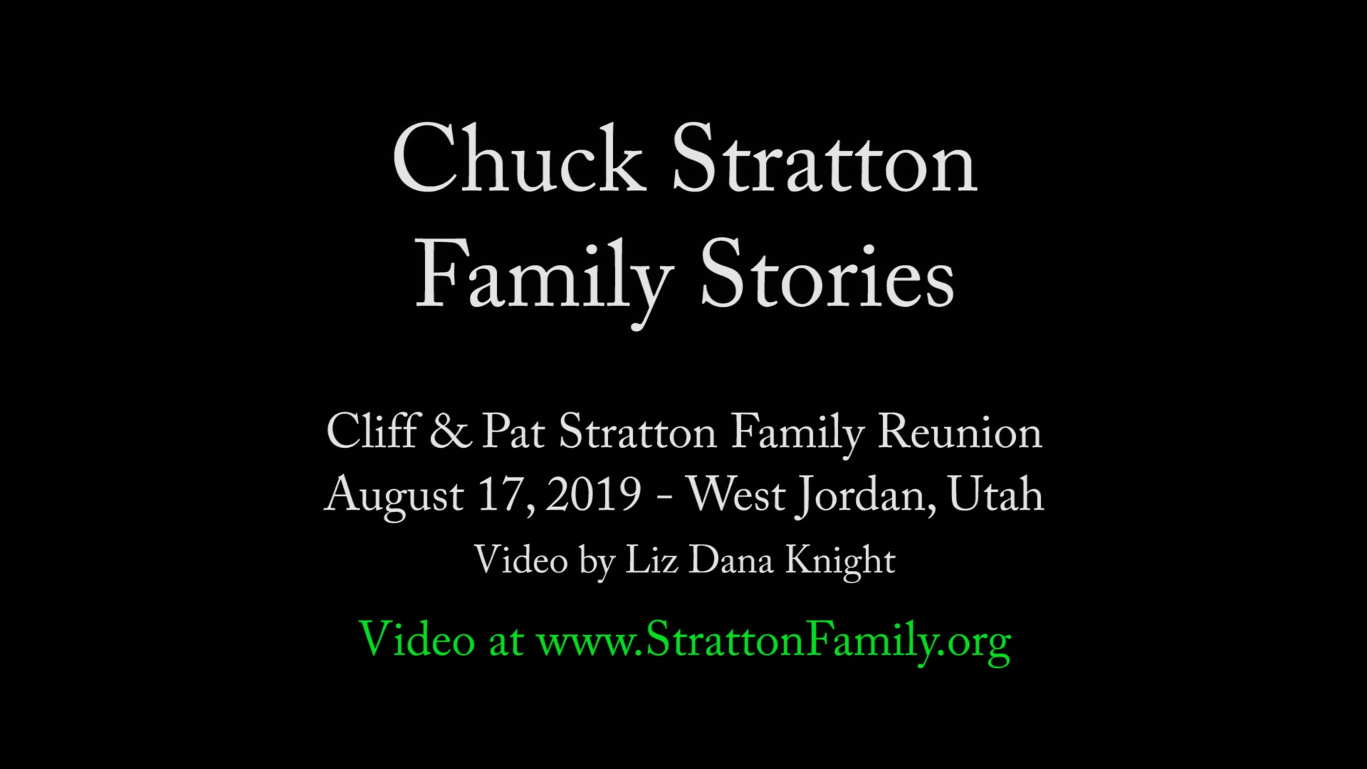 2019 Reunion Chuck Stories